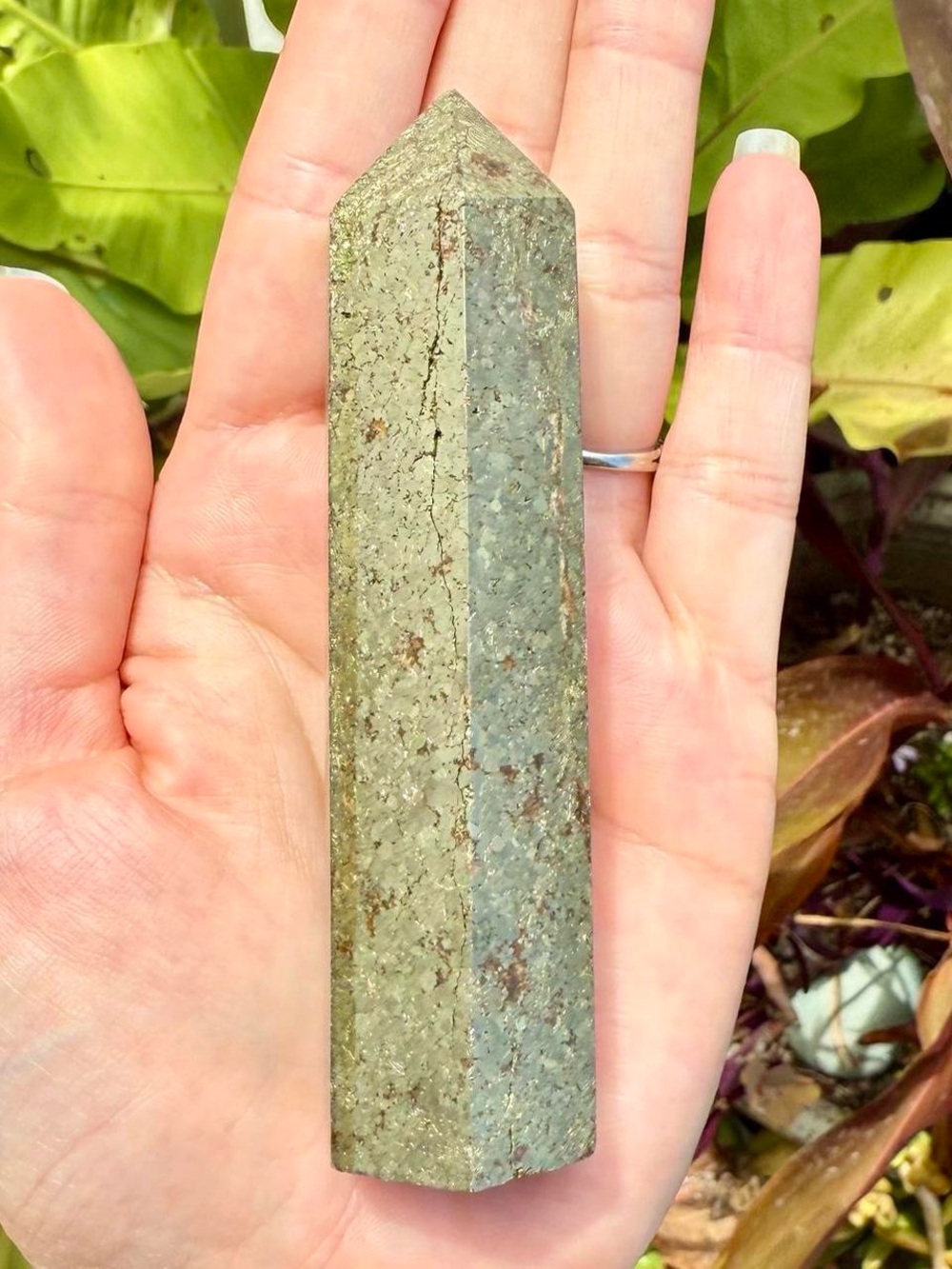 Pyrite Crystal Point